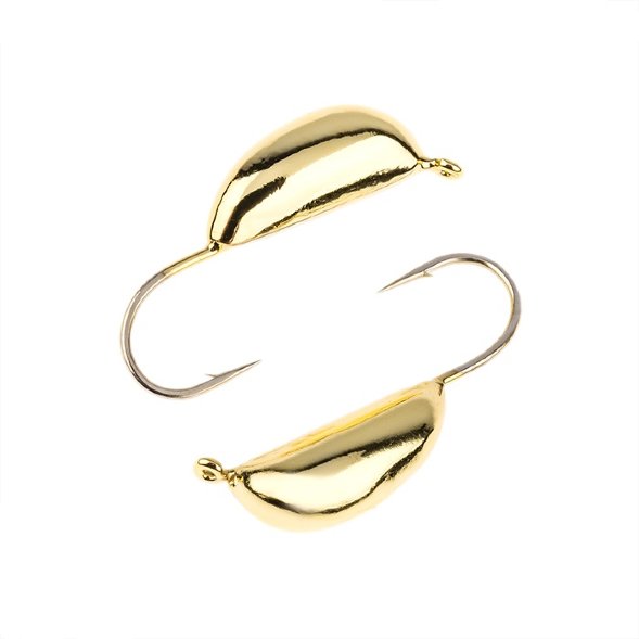 Мормышка вольфрамовая Spider 2055 Рижский банан с ушком 5,5 мм 2,30 гр. Go