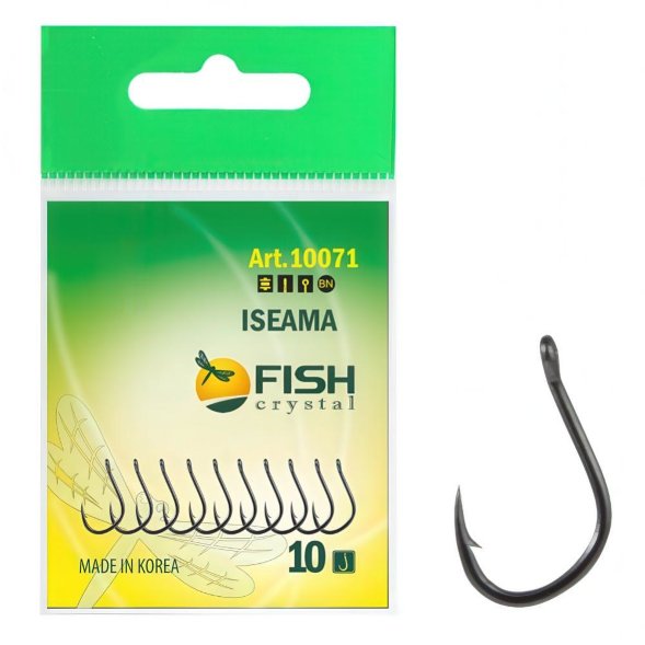 Крючок FISH SEASON Iseama-ring №4 BN 10шт 10071-04F