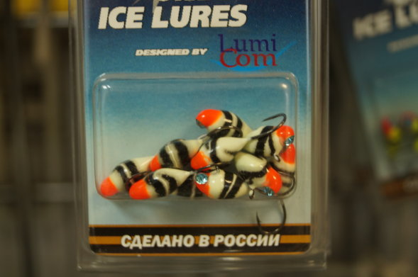 Мормышка вольфрамовая Lumicom Капля с ушком Ф4 обмазка с камнем винт PBLd, цена за 1 шт.