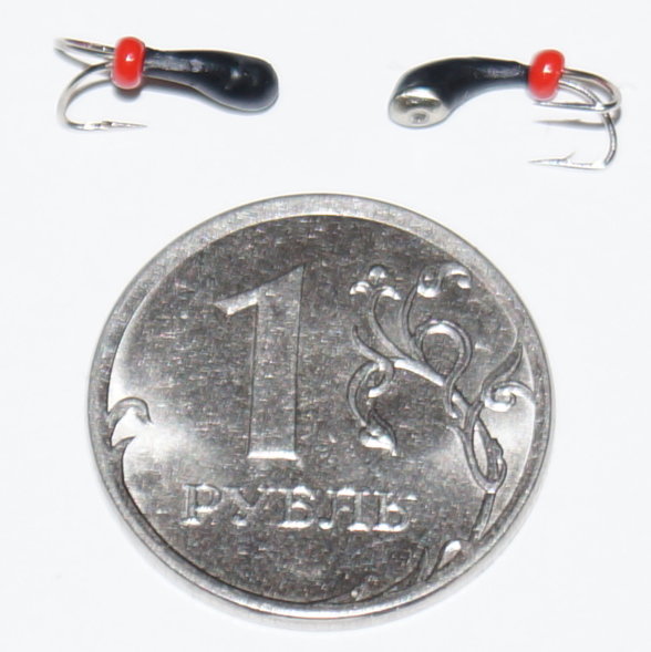 Мормышка вольфрамовая Коза 2 уралка с коронкой Серебро 131