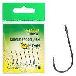 Крючок FISH SEASON Single spoon baitholder №1 BN 6шт 10121-01F