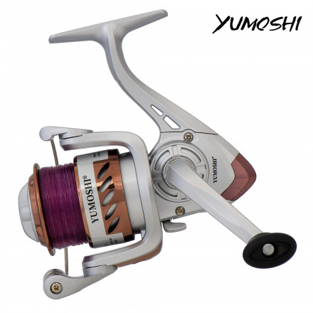 Катушка YUMOSHI YK-5000, 3 подшипника, передний фрикцион, с леской