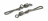 Вертлюг с форелевой застежкой Namazu ROLLING RIBBED SWIVEL WITH HANGING SNAP-A, цв. BN, р. 10, test-