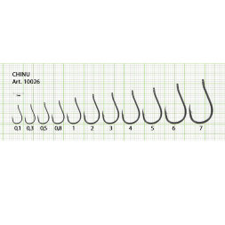 Крючок FISH SEASON Chinu-ring №0.1 BN 10шт 10026-001F