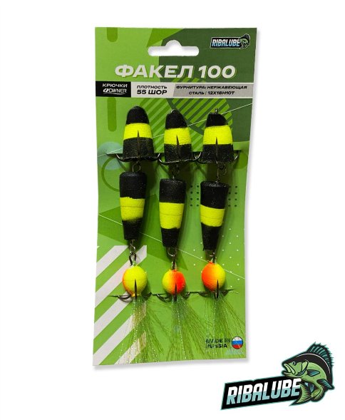 Мандула Ribalube Факел 100 10 см, #1, цена не за упаковку, за 1 шт.
