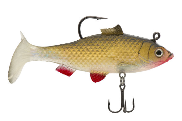 Виброхвост оснащённый CONDOR Crazy Bait NWRO04 размер 100 мм вес 23 гр цвет 03# 2 шт