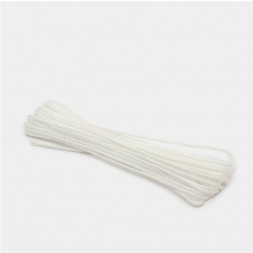 Шнур Шнурком вязано-плетеный ПП 4мм хозяйственный 20м бел.