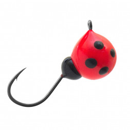 Мормышка вольфрамовая Lumicom Дробинка с ушком Ф3.5 обмазка точки Rt, цена за 1 шт.