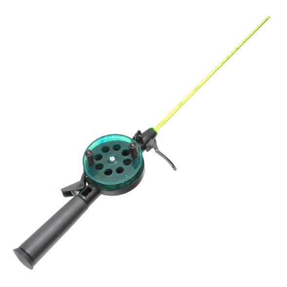 Удочка зимняя Три Кита &quot;Teхнo&quot; с катушкой d-55 с пласт. ручкой хлыстик поликарб. цвет в ассорт