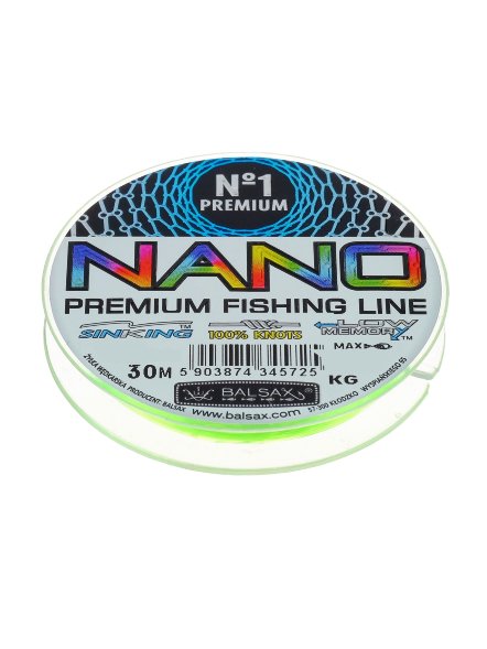 Леска BALSAX Nano Mix 0.25 30м цена за 1 шт.