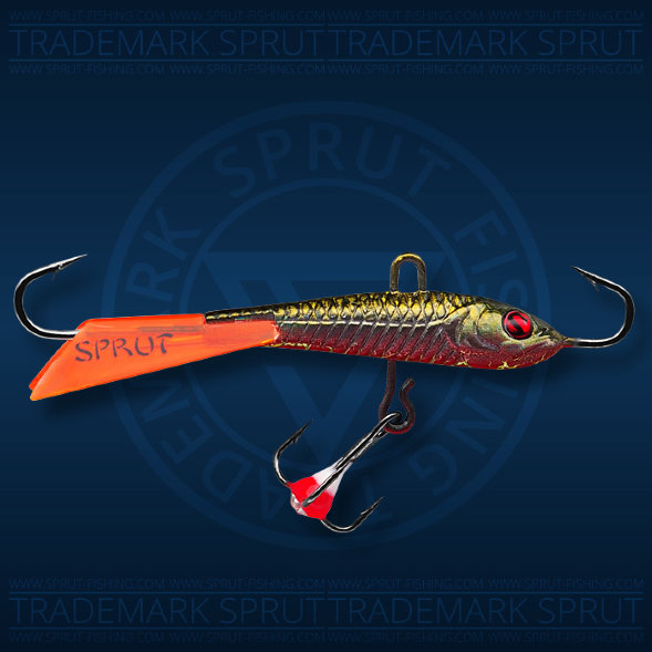 Балансир рыболовный для зимней рыбалки Sprut Hijaro №3 6г 40мм GRL-3D