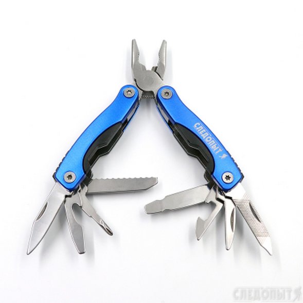 Мультитул плоскогубцы Следопыт, мал., 9 предметов, в чехле, в коробке