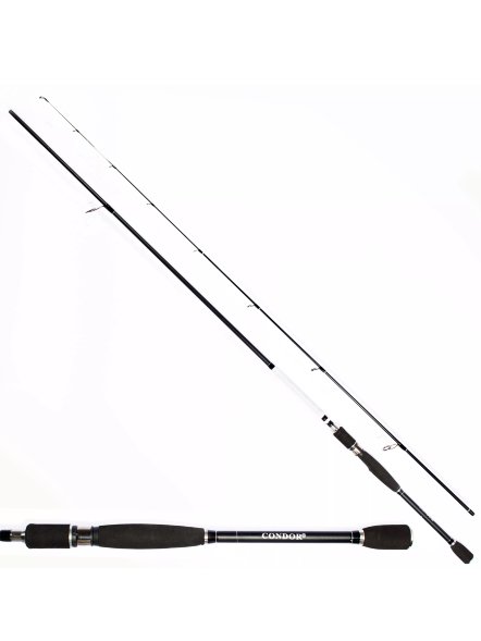 Спиннинг Condor Black Point длина 2,48 м, тест 15-50 гр, carbon IM-8, штекер