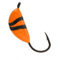 Мормышка вольфрамовая Lumicom Банан с ушком Ф3 обмазка винт OrBL