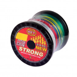 Леска плетёная WFT KG STRONG Multicolor 1000/032