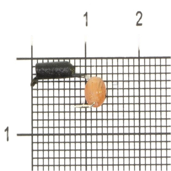 Мормышка вольфрамовая True Weight цена за 1 шт Гвоздешарик гв. d1.5 кош. глаз оранж.