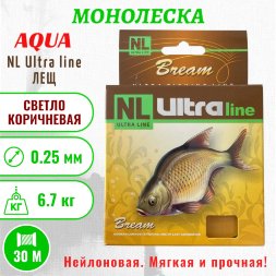 Леска Aqua NL Ultra Bream лещ 0.25 30м