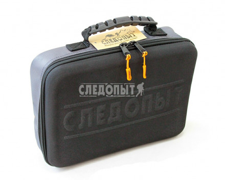 Сумка рыболовная Следопыт Module Case, 30х22х10 см, цв. серый + 2 коробки Luno 20