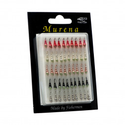 Мормышка особая муравей с ушком диам. 7/2 с фосф. пяткой набор уп.50шт